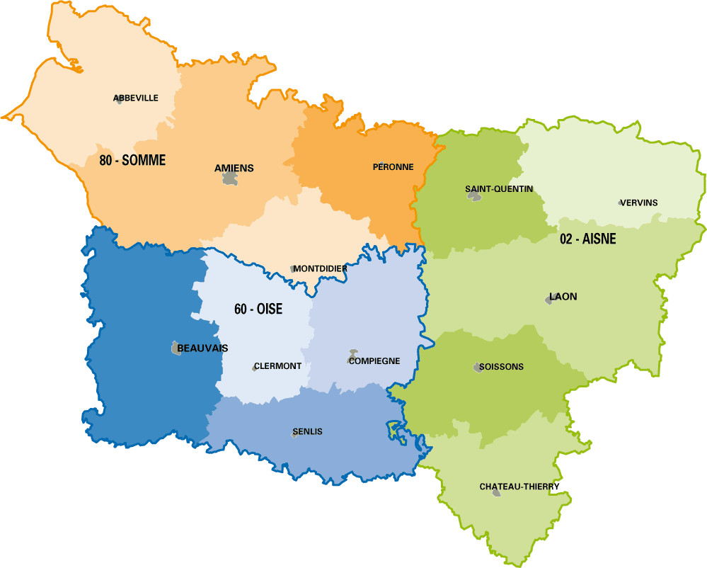 Picardie - Aisne - Oise - Sommes